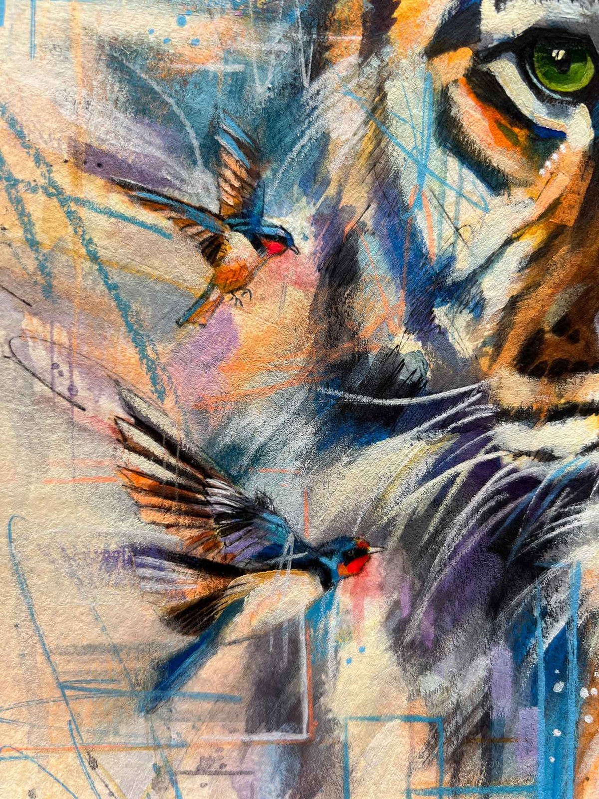 Tiger and Barn Swallows
